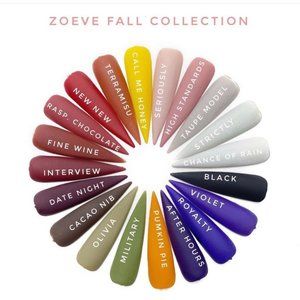 Zoeve Fall Collection Acrylic powder